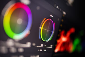 photo of the davinci resolve ui